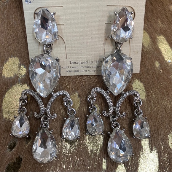 Rhinestone Chandelier Earrings